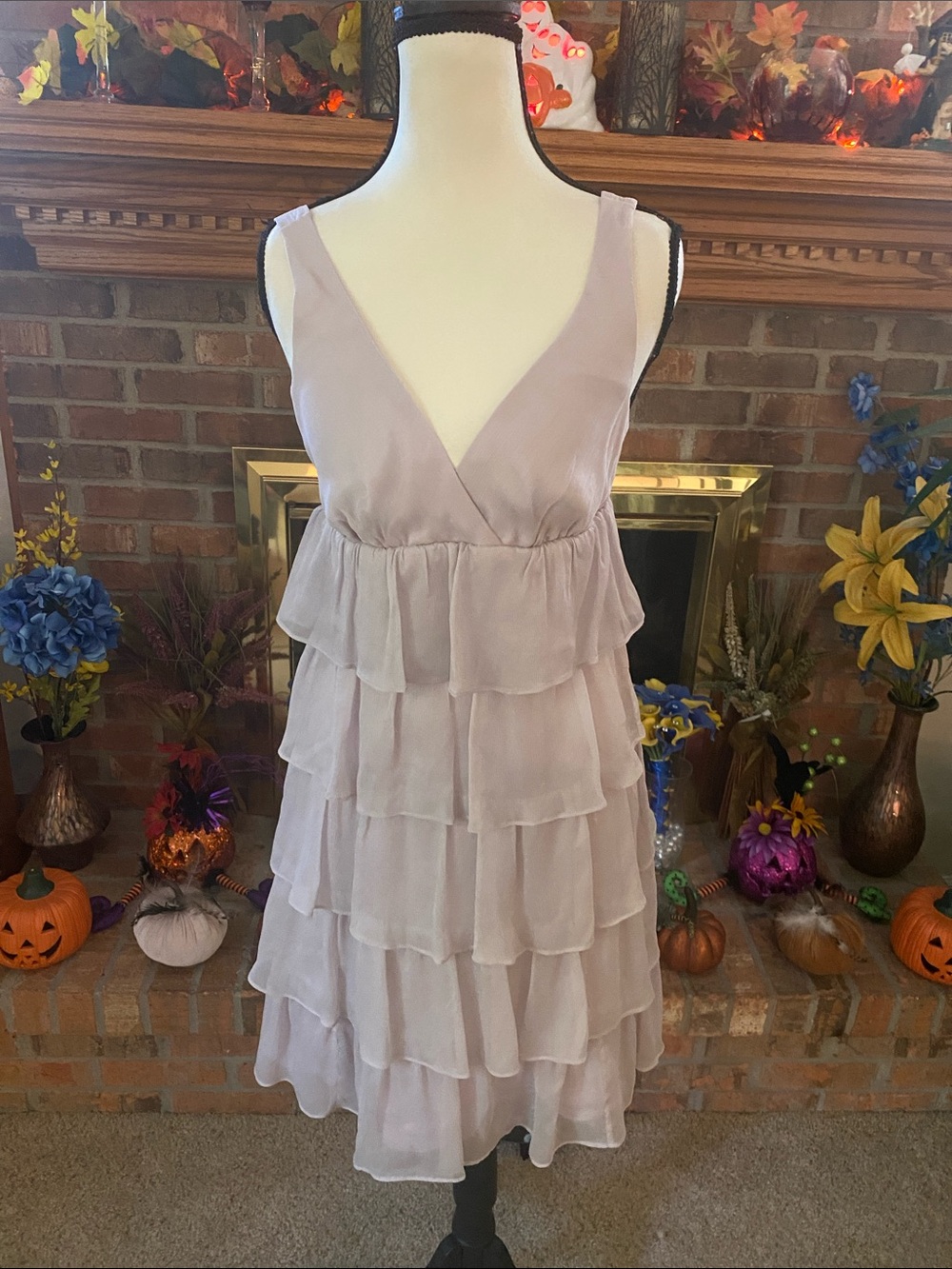 J crew size zero 100% silk cocktail dress
